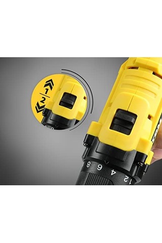 Rtm332 12v 1.3ah Vites Ayarlı Li-ıon Çift Akülü Matkap Vidalama, Sarı