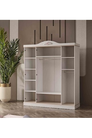 Dolap Urlu Paris 90443 Model Gardırop 4 Ahşap Kapaklı Kalite Malzeme El Yapım