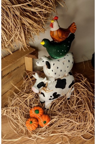 Bremen Mızıkacıları Farm Style, Çiftlik Biblo , Hediyelik , Dekor