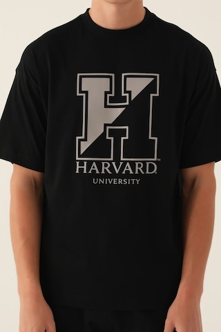 Harvard Universty Siyah Erkek T-shirt 5274-42840 Siyah