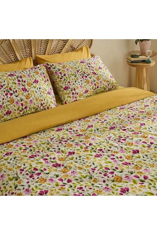 Sarah Anderson Bloomsy Çift Kişilik Nevresim Takımı Pembe Pembe