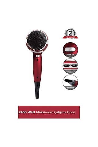 Awox Watson Saç Kurutma Makinesi Kırmızı
