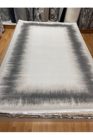 Bertuğ Halı Ada Serisi 02 Salon Oturma Odası Halısı 200x290 6m2 Gri - Krem