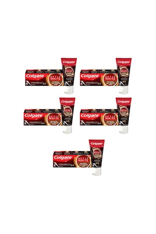 Colgate Optic White Kahve Çay ve Tütün Kullananlar için Diş Macunu 5 x 50 ML Colgate Optic White Kahve Çay ve Tütün Kullananlar için Diş Macunu 5 x 50 ML