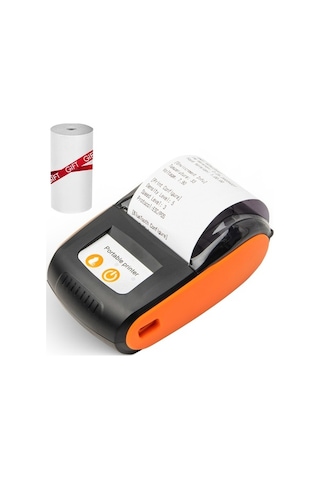 Trendooze Yazıcısı Termal Taşınabilir Os7262 Mm Mini Makbuz Hallow Baskı 58 Dl