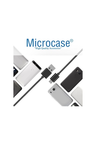 Microcase Micro Usb Şarj Ve Data Kablosu 2Metre Siyah