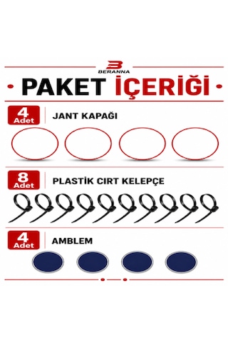 Volkswagen 14.inç Jant Kapağı