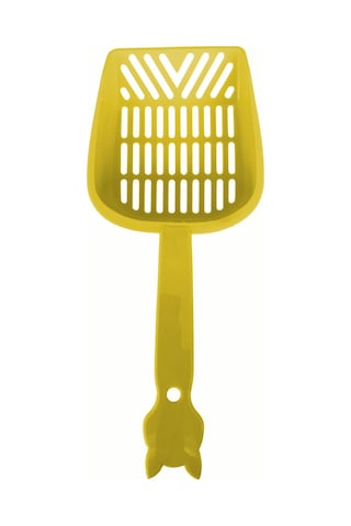 Markapet İnce Elekli Kedi Kumu Küreği Large 11 x 27 CM