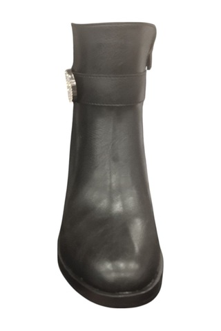 Ventes 9061512z Yandan Fermuarlı 6 Cm Kalın Topuk Günlük Kadın Bot Siyah