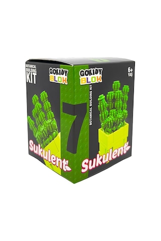 Gokidy Blok Sukulent Bitki Yapım Seti No 7 Oza61531