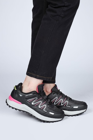 Jump 28792 Siyah - Fuşya Kadın Outdoor Spor Ayakkabı Bej