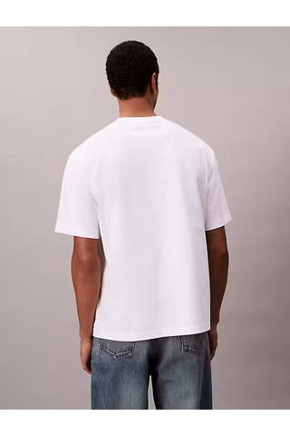 Calvin Klein Erkek Tişört-lv04rc829g Beyaz