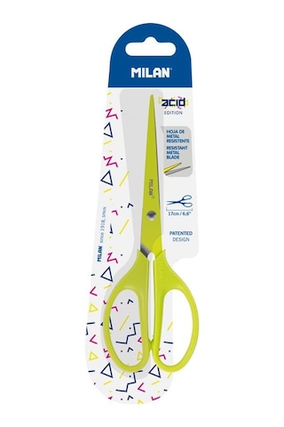 Mılan Bwm10425y Acıd Ofis Tipi Makas - Sarı - 17cm