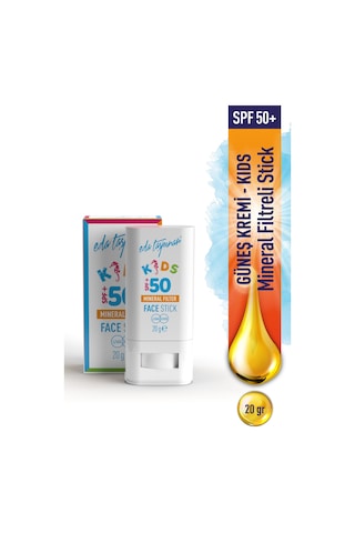 Eda Taşpınar Kids Mineral Filtreli Güneş Koruyucu Face Stick SPF50+ 20 G