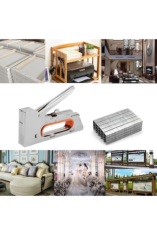 Conventions1 Döşeme Zımba 4/6/8mm Kağıt Pencere Tacker Araçları