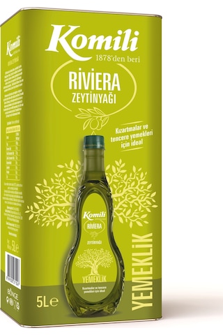 Komili Yemeklik Riviera Zeytinyağı 5 L