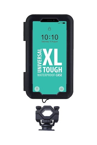 Suporte Motosiklet - Bisiklet Telefon Tutucu Kapalı Model 7 Inch Gidon Bağlantılı ( Xl Büyük Boy )