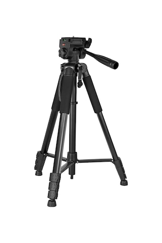 Gdx 200 Profesyonel Tripod 3 Kademeli Asansörlü Su Terazili 3 Yönlü Pan Tilt Kafa Kamera Ve Video Standı