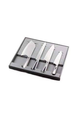 Safir Gece: 4'lü Șef Bıçağı Seti - Kiritsuke, Fileto & Doğrama Bıçağı, Almazan Şef Satırı Seti Diğer