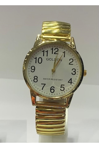 Goldon Altın Renk Yaylı Erkek Kol Saati 36 mm (g3)