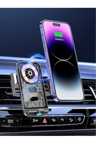 5 Watt Wireless Şarj Magesafeli Sensörlü Açılır Kanatlar Titanyum