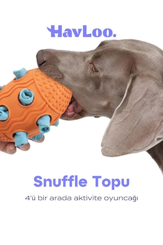 Köpek Snuffle Topu Mama Saklama Ve Çiğneme Oyuncağı