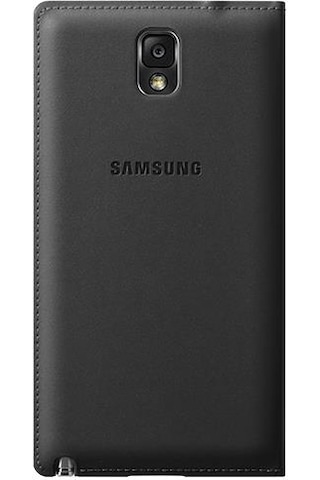 Galaxy Uyumlu Note 3 N9000 İle Uyumlu Flip Wallet Kılıf Siyah Ef-wn900b Siyah