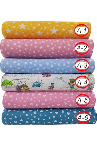 Poplin Kumaş Yıldız Kalp Ayıcık Araba Desenli Nevresim Kumaşı