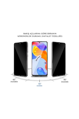 Samsung Galaxy A34 5g Uyumlu Privacy Hayalet Gizli Tam Kaplayan Ekran Koruyucu