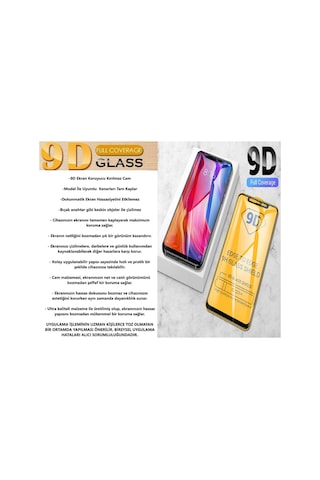 General Mobile Gm 26 Pro 5g Ekran Koruyucu 9d Darbe Emici Kırılmaz Cam Ultra Koruma Tam Kaplar