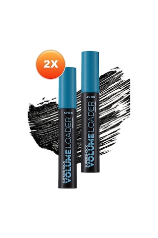 Avon Supershock Volume Loader Maskara 10 ML Blackest Black 2'li