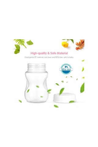 Neevoyu Anne Sütü Saklama Botolleri, 8 Adet, 180ml, Yemek Grubu Pp Malzeme, Soğukta Muhafaza, Ev/iş/seyahat Kullanıma Uygun