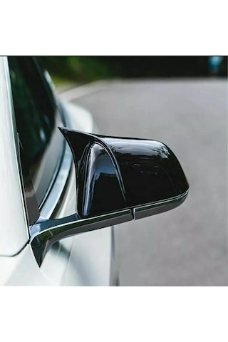 Tesla Y Uyumlu Batman Yarasa Ayna Kapağı Parlak Siyah