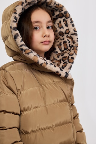 Panço Kız Çocuk Camel Kaban Kahverengi