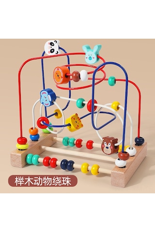 Ximistore9 0-3 Yaş Bebekler İçin Zeka Geliştirici Canlı Figürlü İpucu Oyunu - Çocuklar İçin Eğitici Ve Eğlenceli串珠玩具