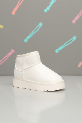 Dark Seer Snie C. Günlük Kız Çocuk Kürklü Bot Günlük Ayakkabı Sneaker 2025 Bej