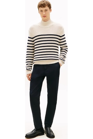 Tommy Hilfiger Breton Cotton Strıpe, 0bp Krem Erkek Kazak