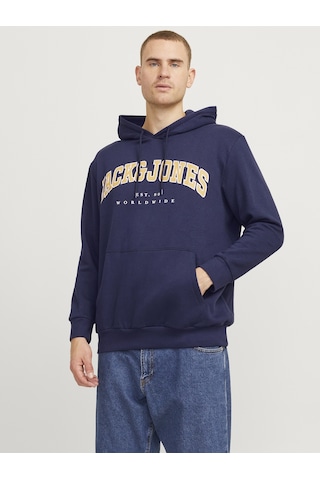 Jack & Jones Jack Jones 3xl 4xl 5xl 6xl Erkek Büyük Beden Sweatshirt 12258867 Lacivert