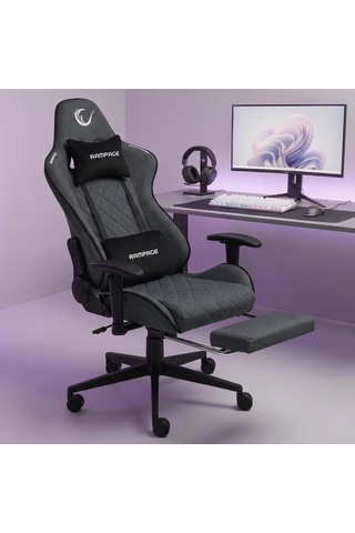 Myth Pro Kl-r29 Üst Seviye Terletmez Kumaş Gri Gaming Oyuncu Koltuğu Çok Renkli