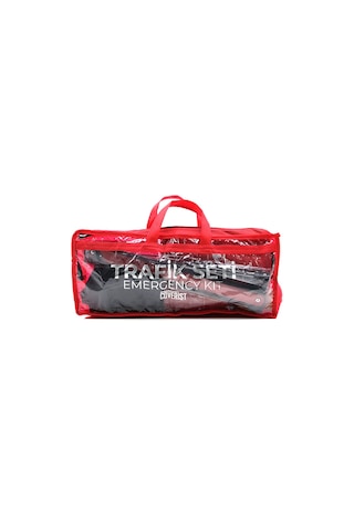 Go İthalat 2li Set 4 Gen Çanta 7pcs + 38pcs Oto Trafik Seti + İlk Yardım Seti Yangın Tüpü 1kg 2pcs R