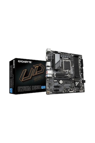 Gıgabyte B760m-ds3h Ddr5 Hdmı-dp Pcıe 4.0 1700p Matx