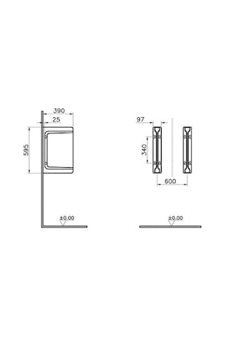Arkitekta Pisuvar Ara Bölme 5172L003-0155