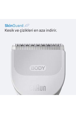 Braun Vücut Tıraş Makinesi Series 3, +3 Aksesuar, Su Geçirmez, Bg3530 8 Saat