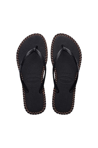 Havaianas Slım Flatform Loop Platform Kadın Parmak Arası Terlik 4149928 0090 Siyah