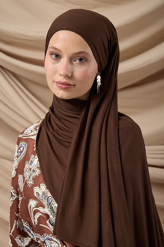 Silk Home Premium Penye Şal 65002-08 Kahverengi Çok Renkli