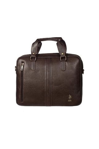 U.S. Polo Assn. Kahve Rölax Unisex Laptop & Evrak Çantası Plevr6 Kahverengi
