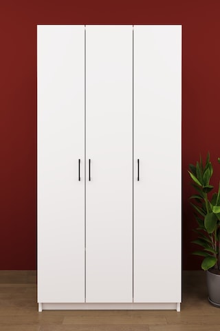 Asra Trend Vestiyer & Portmanto V-07 %100 MDF 3 Kapaklı Ayakkabılık Dolabı Beyaz