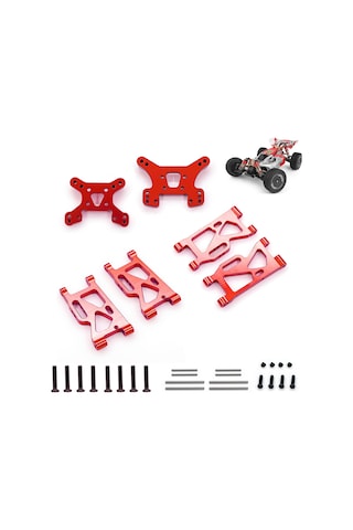 Suofeng Wltoys 1/14 144001 Rc Araç İçin Ön/arma Süspansiyon Kolları - Alüminyum Yükseltme Parçaları