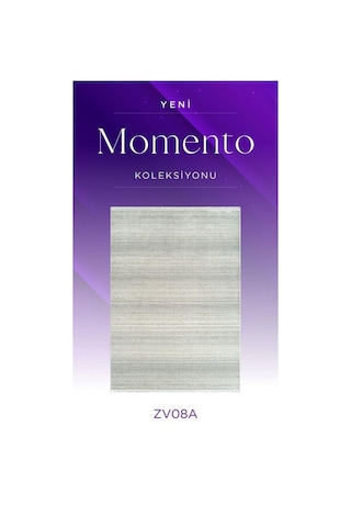 Royal Halı Momento Zv08a Krem Gri Akrilik Yumuşak Dokulu Modern Halı