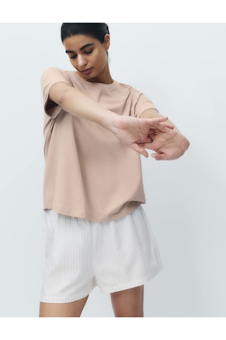 Marks & Spencer Şortlu Pijama Takımı T37004645F Çok Renkli
